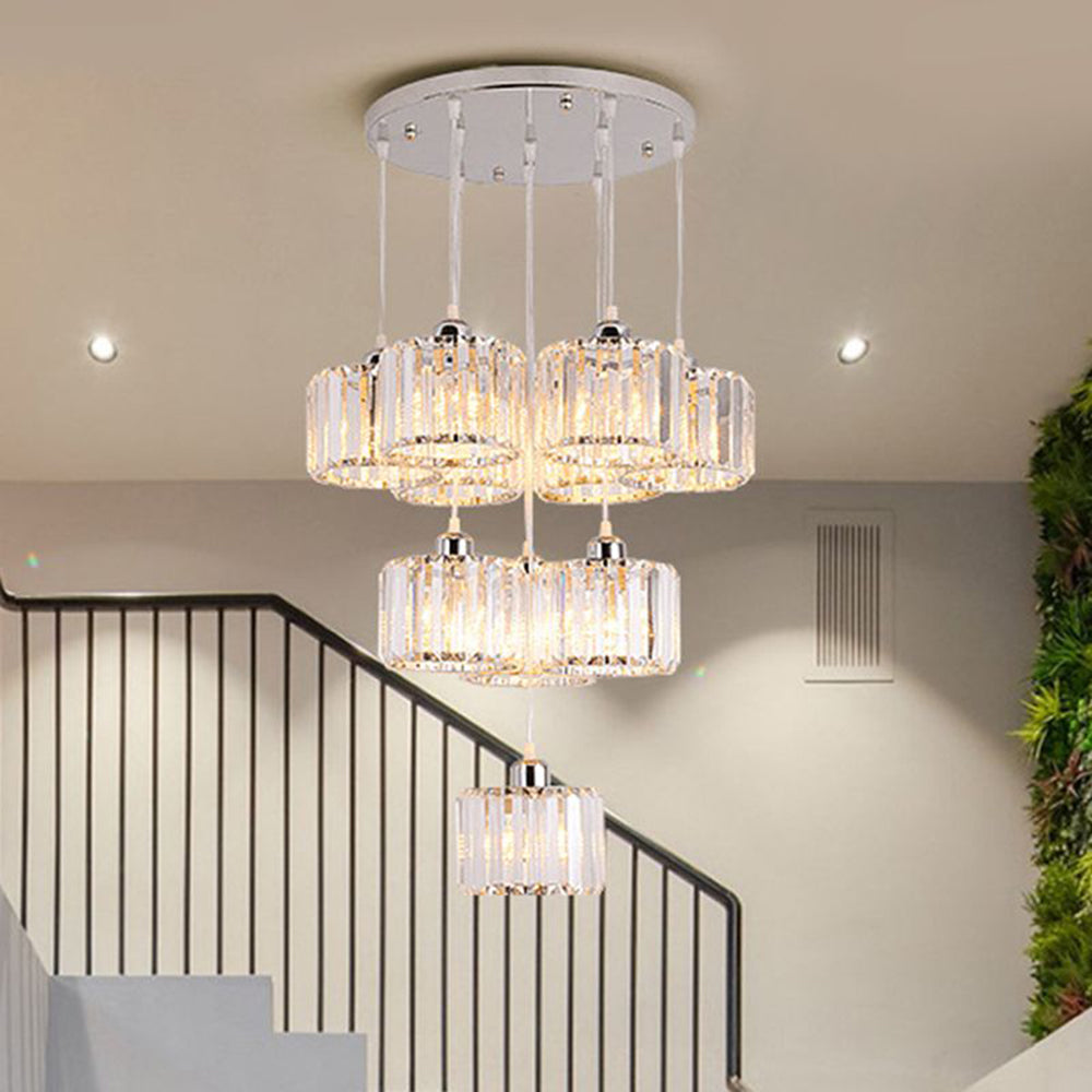 Hailie Moderne Design LED Hanglamp Kristal Metaal Woonkamer Keuken