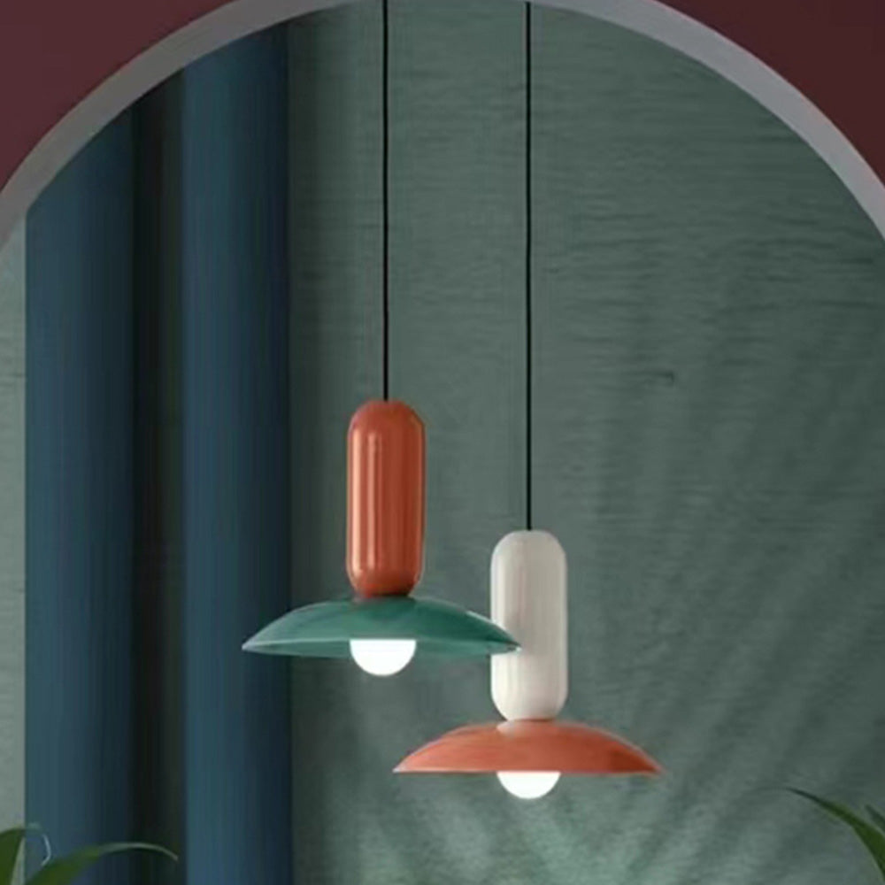 Morandi Moderne LED Hanglamp Groen/Wit/Oranje Metaal Slaap/Kinder/Eetkamer
