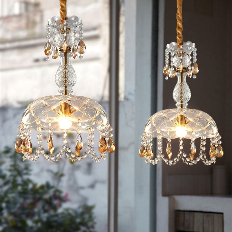 Kristy Luxe Kristal Hanglampen Glas Metaal Slaapkamer Eetkamer