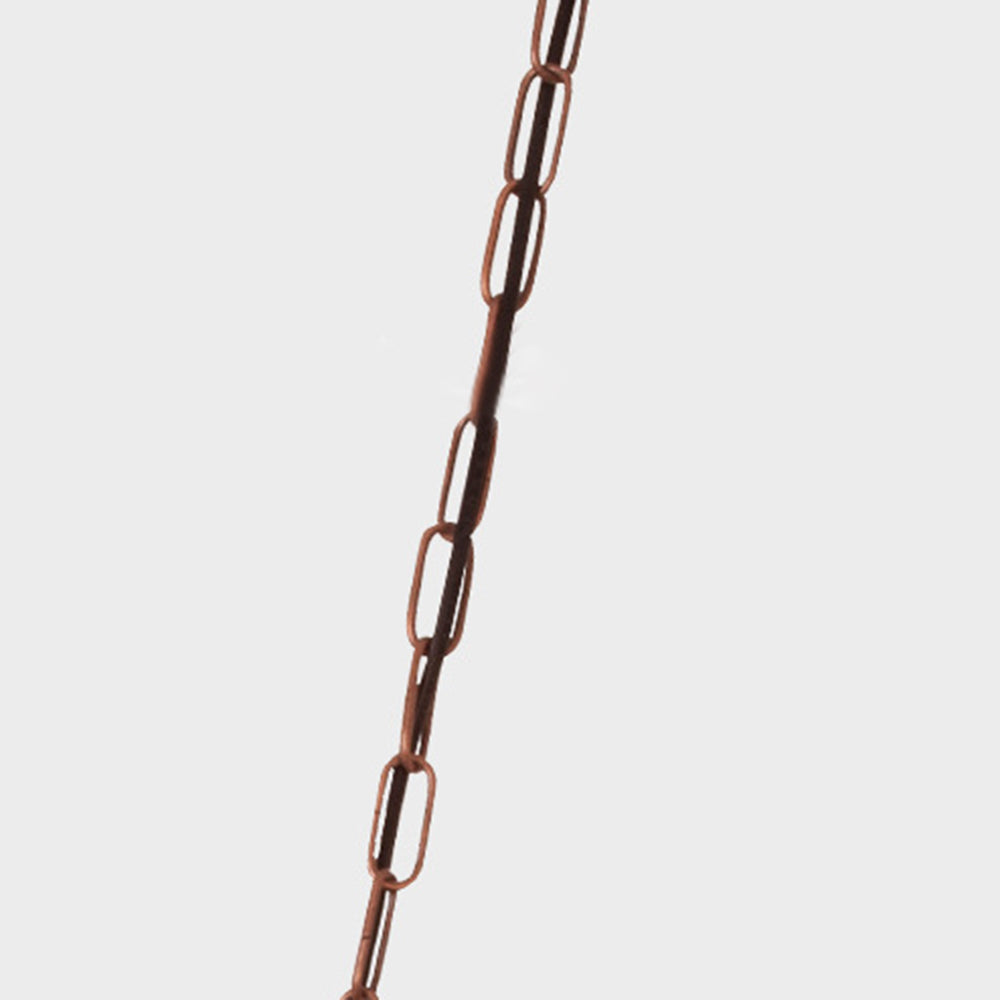 Brio Retro Rectangular Metal/Wood Pendant Light