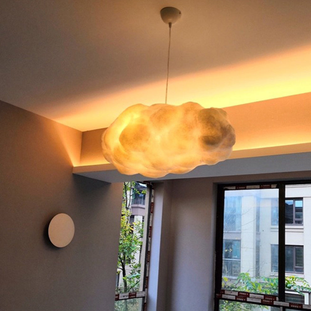 Minori Design Cloud LED Hanglamp PVC/Katoen Wit Slaap/Eet/Woonkamer