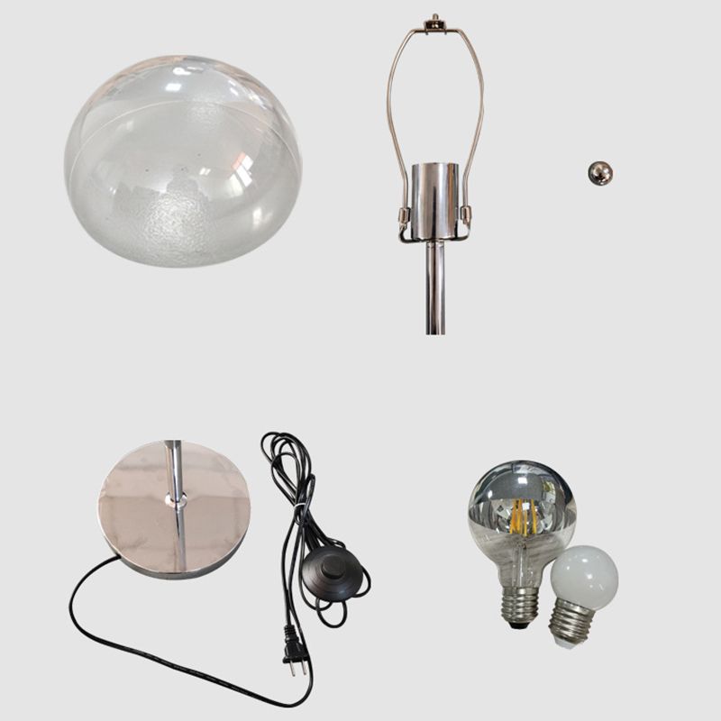 Levy Modern Bruin Glas Metaal LED Vloerlampen Slaapkamer Woonkamer