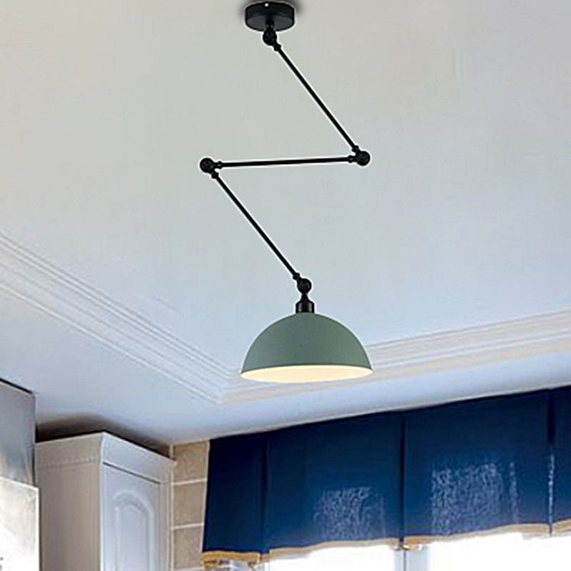 Minori Moderne Design LED Hanglamp Metaal Zwart/Rood Slaapkamer