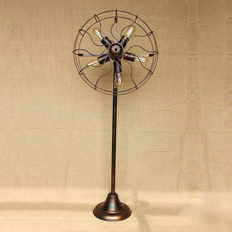 Valerio Vintage Design Industriele LED Vloerlamp Metaal Woon/Slaapkamer
