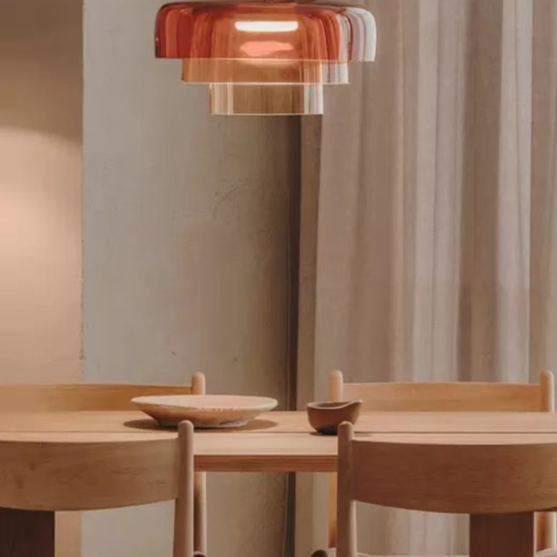 Morandi Modern Komvormige Hanglampen Glas Eetkamer