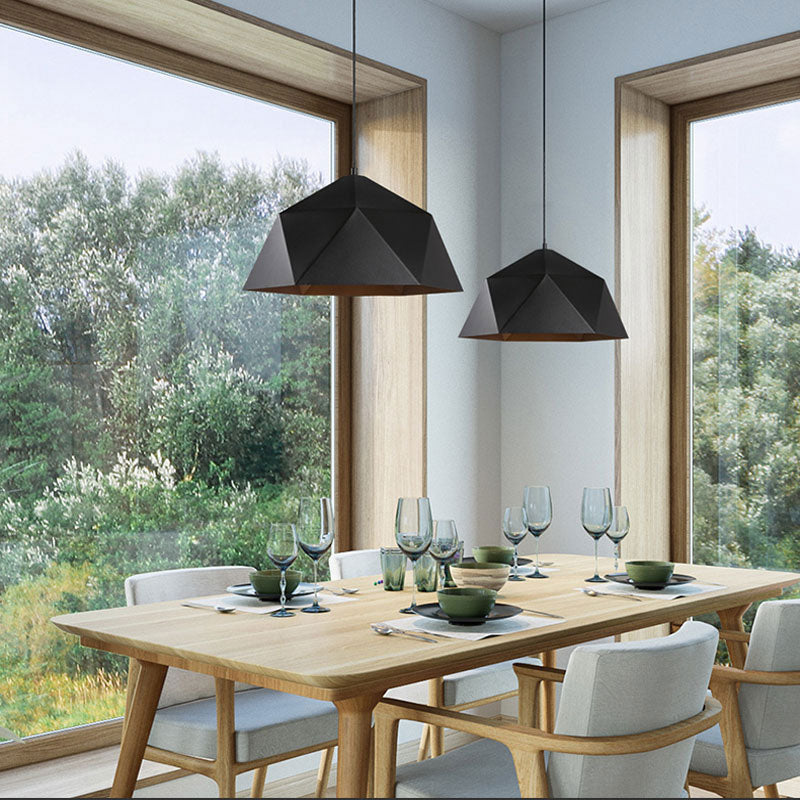 Morandi Moderne Kleine LED Hanglampen Geel Blauw Metaal Eetkamer