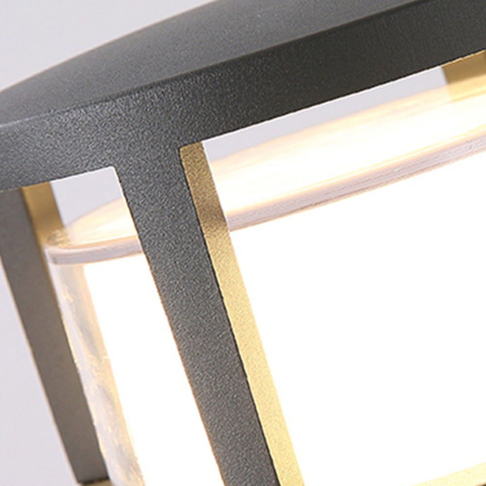 Pena Moderne Design LED Wandlamp Metaal Zwart  Tuin/Binnenplaats