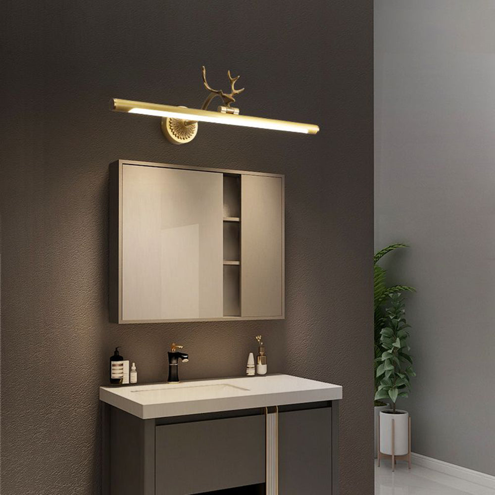 Leigh Herten Badkamer Wandlamp Zwart Messing Metaal Acryl Woonkamer