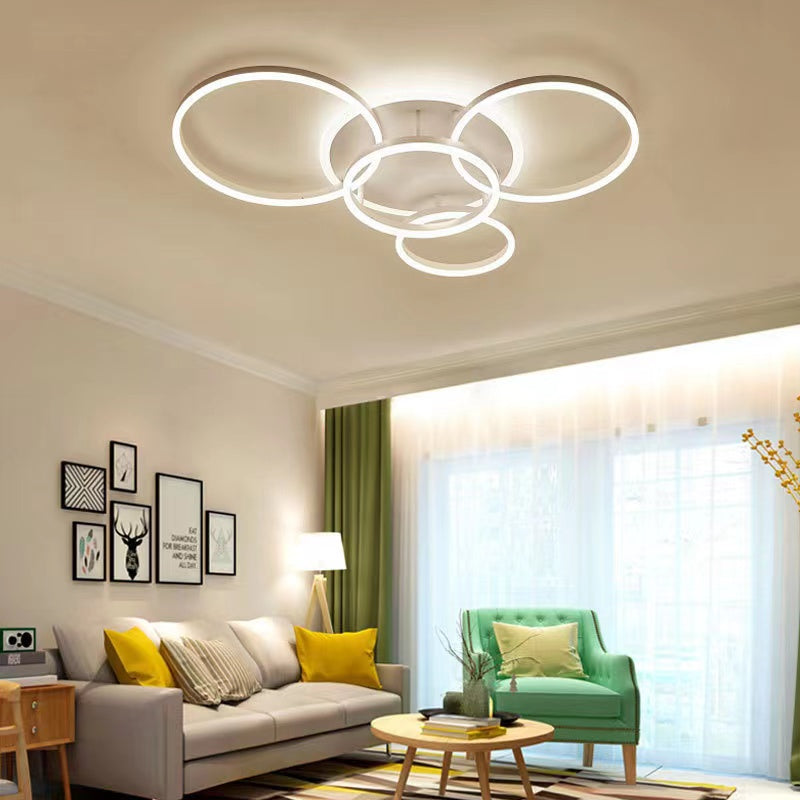 Lacey Moderne Rond LED Plafondlamp Metaal/Acryl Slaapkamer/Woonkamer/Kinderkamer