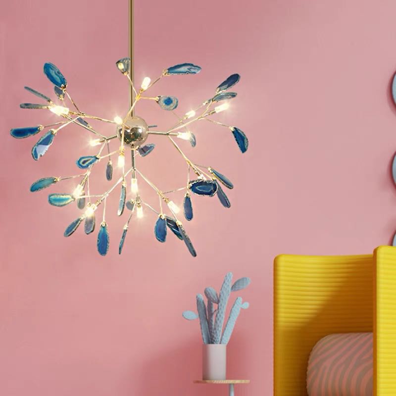 Javon Nordic Agaat Creatieve Kleurrijke Kroonluchter Slaapkamer/Woonkamer