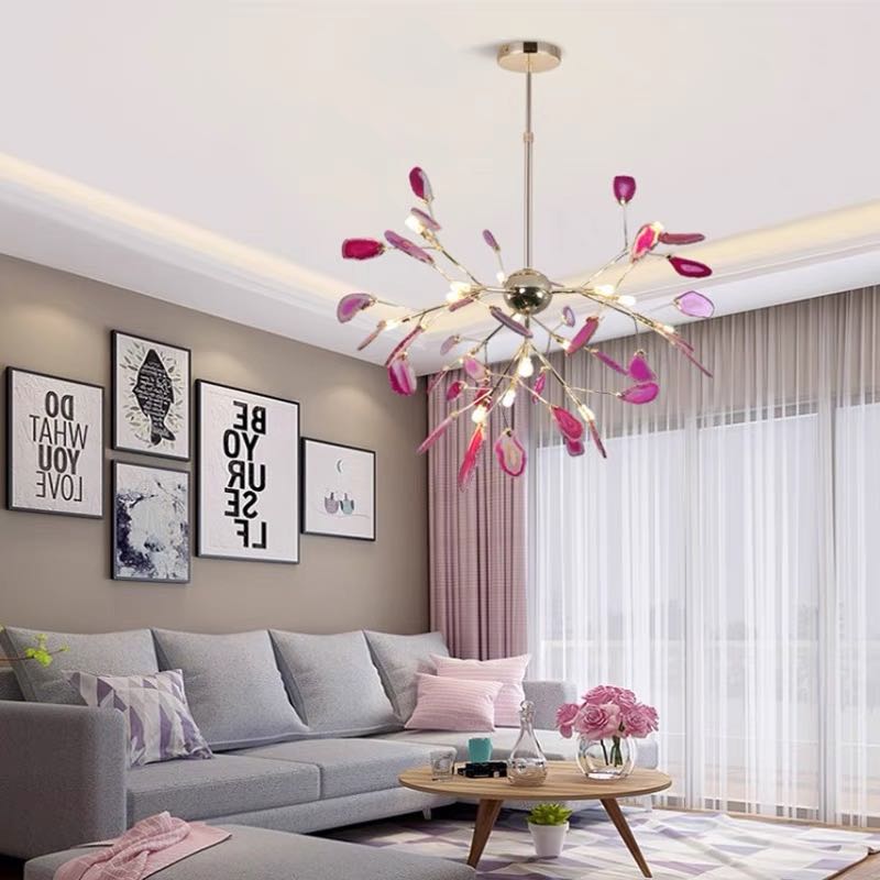 Javon Nordic Agaat Creatieve Kleurrijke Kroonluchter Slaapkamer/Woonkamer