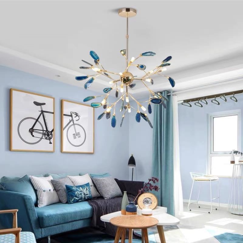 Javon Nordic Agaat Creatieve Kleurrijke Kroonluchter Slaapkamer/Woonkamer