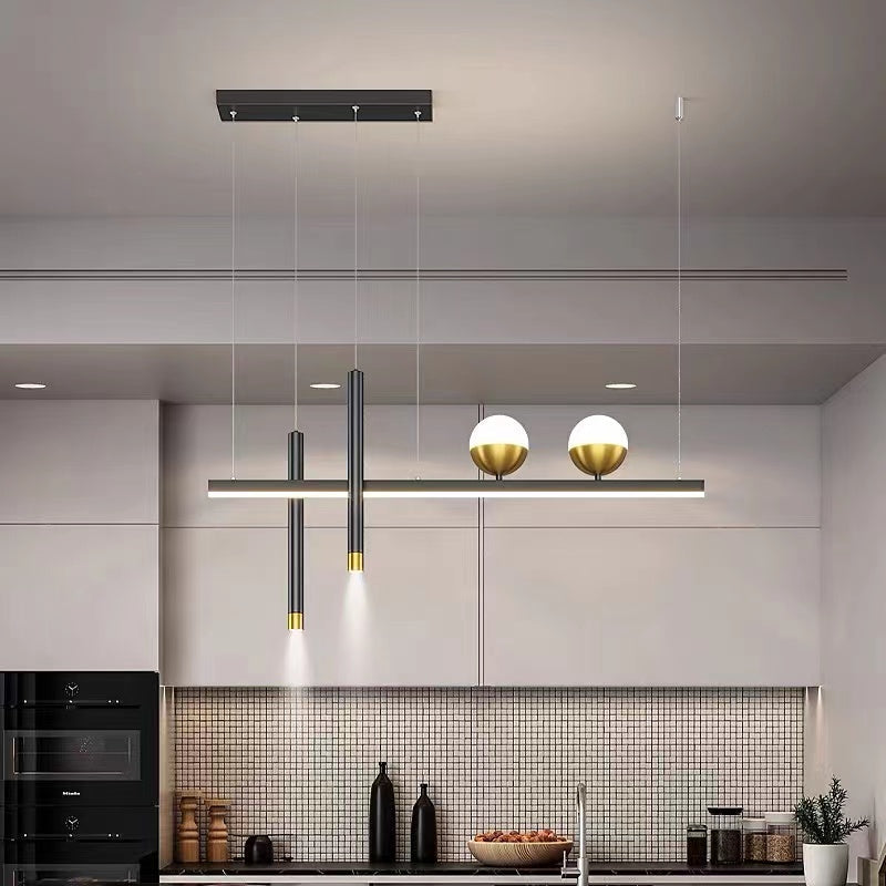 Madina Industrie LED Hanglampen Zwart Metaal Eetkamer Woonkamer