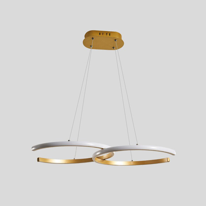 Louise Moderne Design LED Hanglampen Zwart Wit Metal Silica Gel
