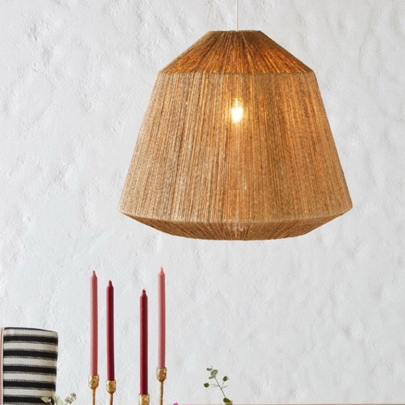 Valerio Retro Design Loom  LED Hanglamp Bruin Slaapkamer Woonkamer