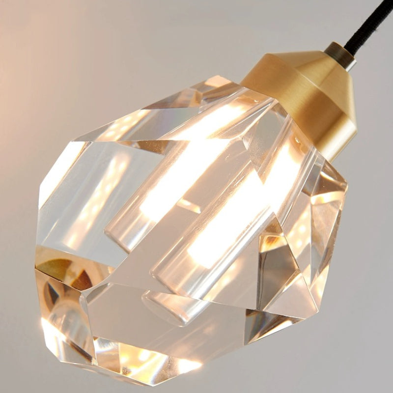 Kristy Vintage Design LED Hanglamp Metaal Glas Slaapkamer Woonkamer