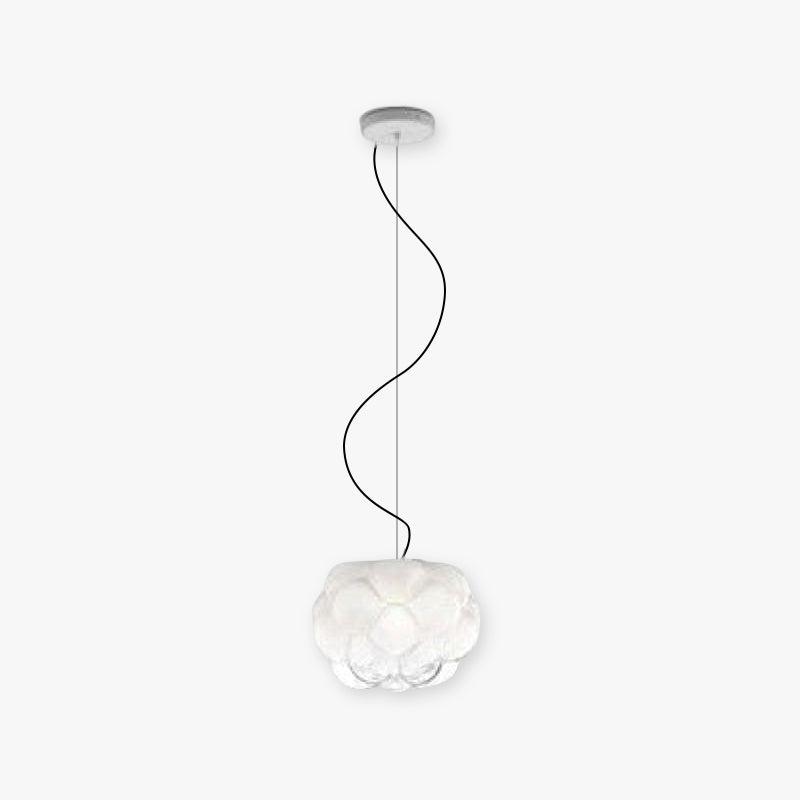 Orsini Design Moderne LED Hanglampen Wit Glas Metaal Eetkamer