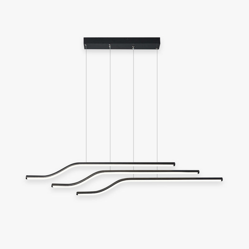 Louise Design Moderne LED Hanglampen Zwart Wit Metaal Silicagel Slaapkamer
