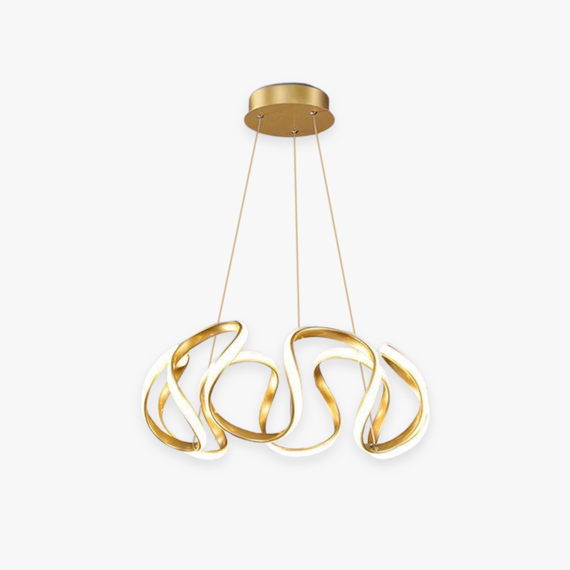 Louise Design LED Hanglampen Gouden Grijs Silica Gel Metal Slaapkamer