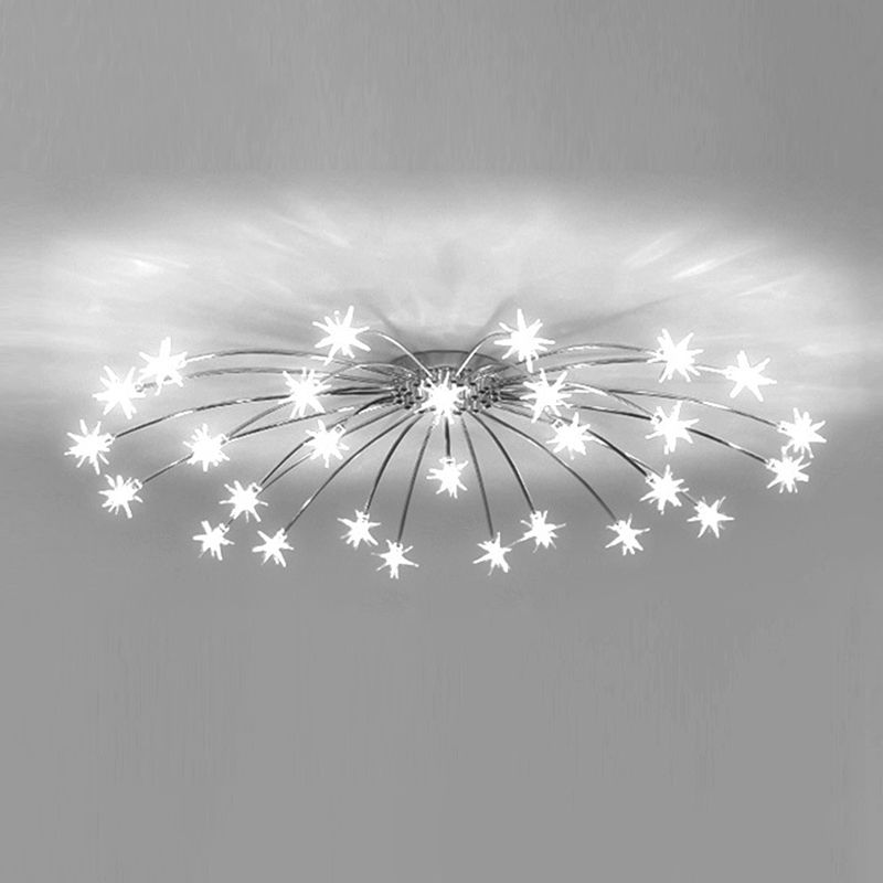 Madina Moderne Design LED Plafondlamp Metaal Glas Woonkamer Keuken