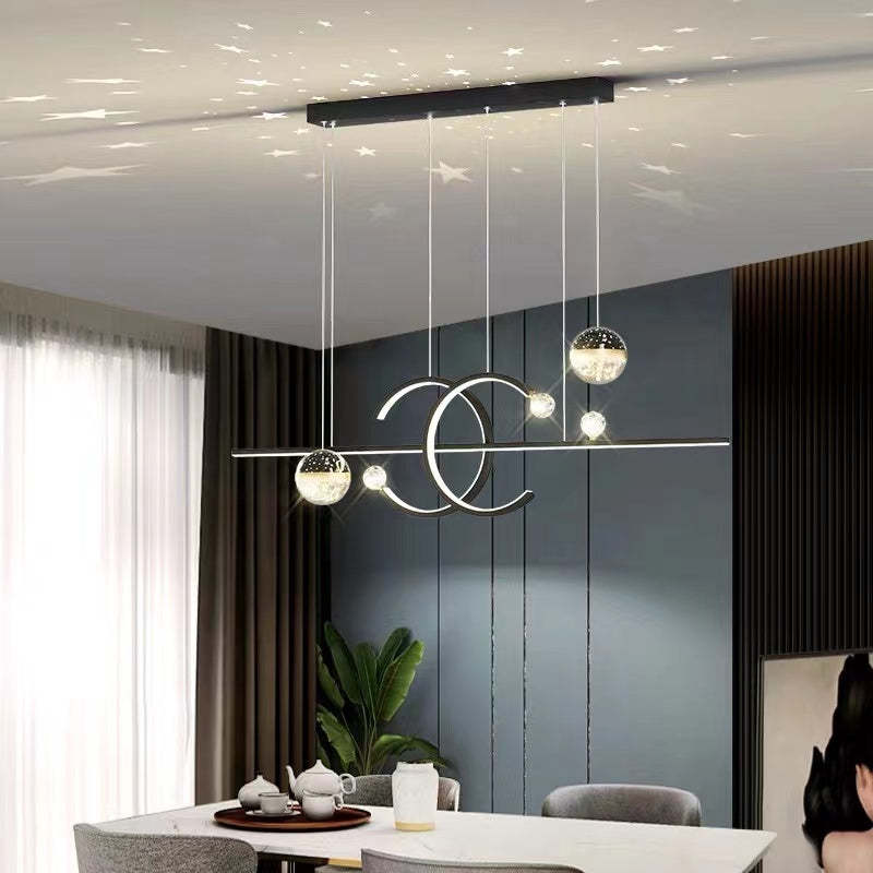 Madina Design LED Hanglamp Metaal Zwart/Goud Eetkamer/Woonkamer