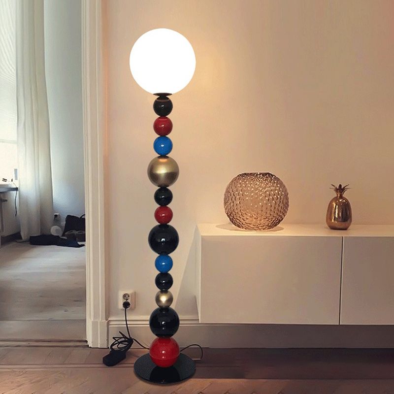 Morandi Moderne Design LED Vloerlamp Metalen Kogel Rood/Groen Eetkamer/Woonkamer/Kelder/Ha