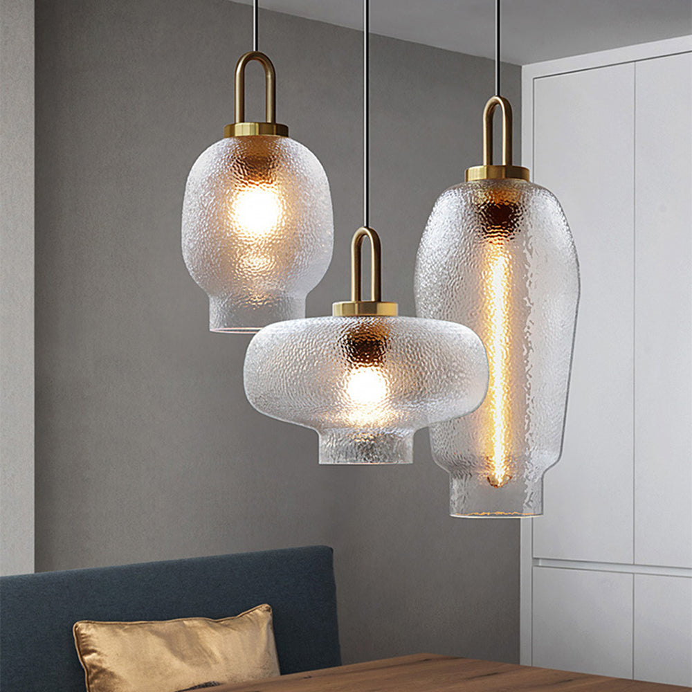 Hailie Moderne Minimalistische Hanglampen Goud Metaal/Glas Woonkamer