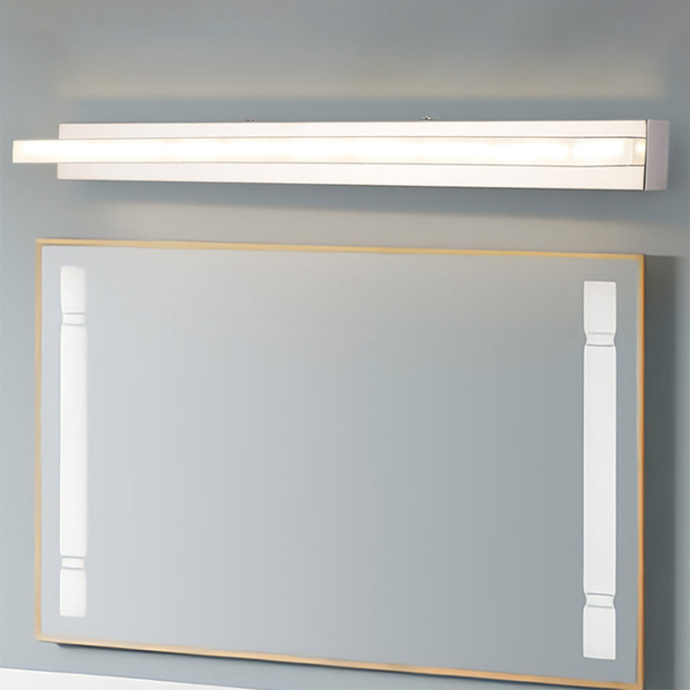 Leigh Moderne Rechthoekige LED Wandlamp Wit Metaal/Acryl Slaapkamer