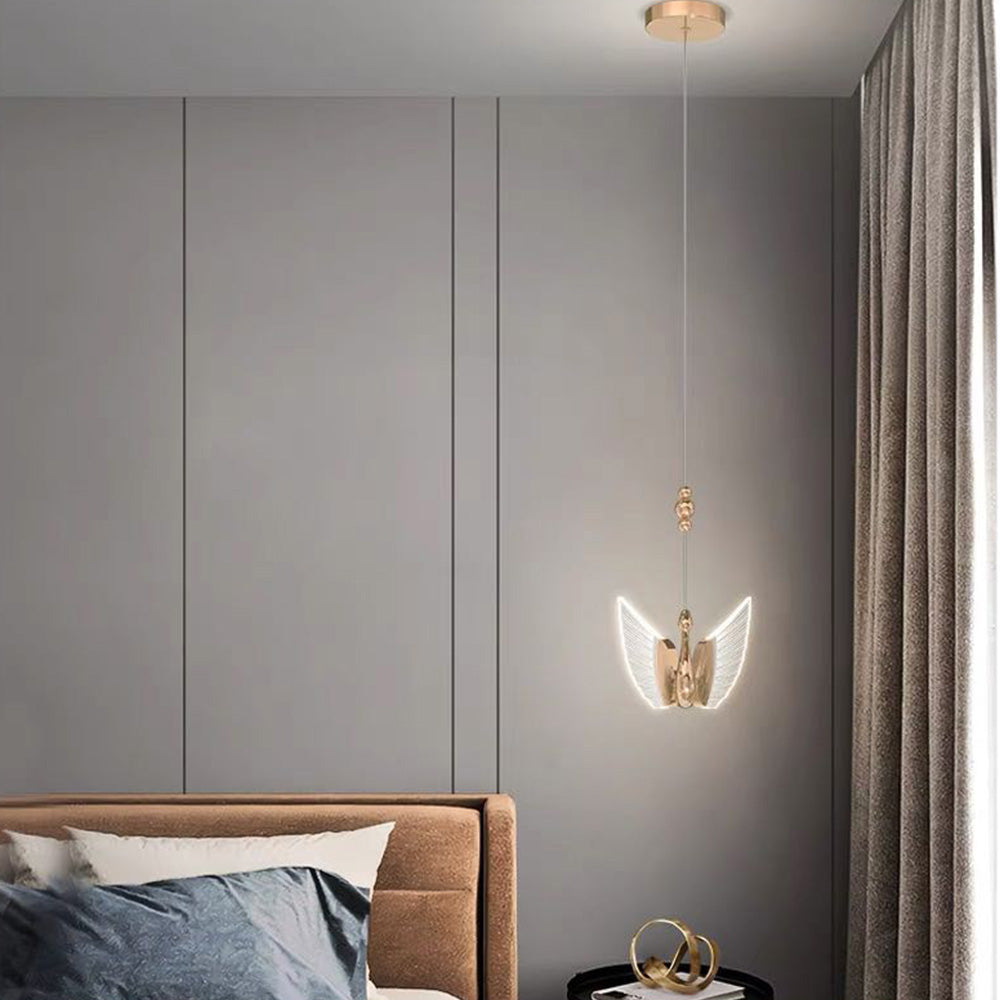 Kady Art Moderne LED Hanglamp Goud Roségoud Metaal Acryl Eetkamer