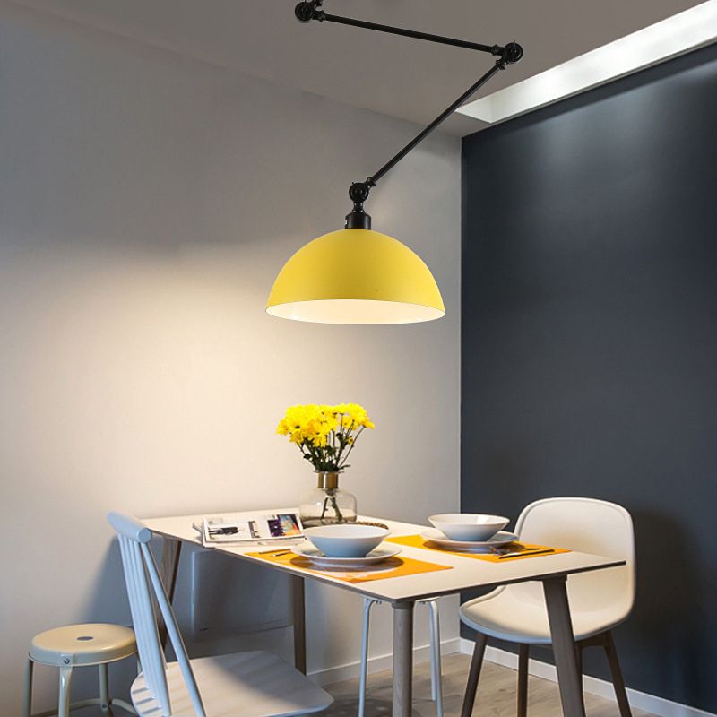 Minori Moderne Design LED Hanglamp Metaal Zwart/Rood Slaapkamer