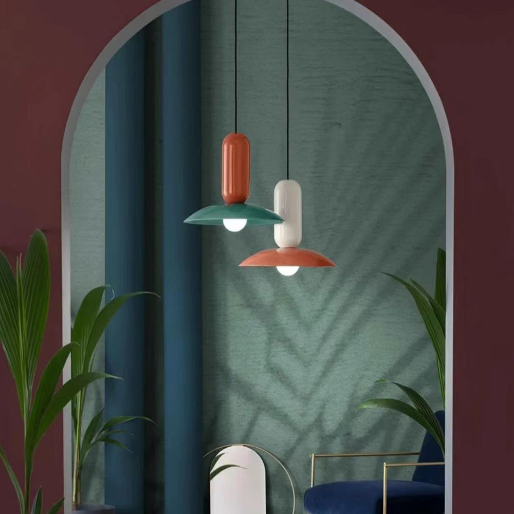 Morandi Moderne LED Hanglamp Groen/Wit/Oranje Metaal Slaap/Kinder/Eetkamer