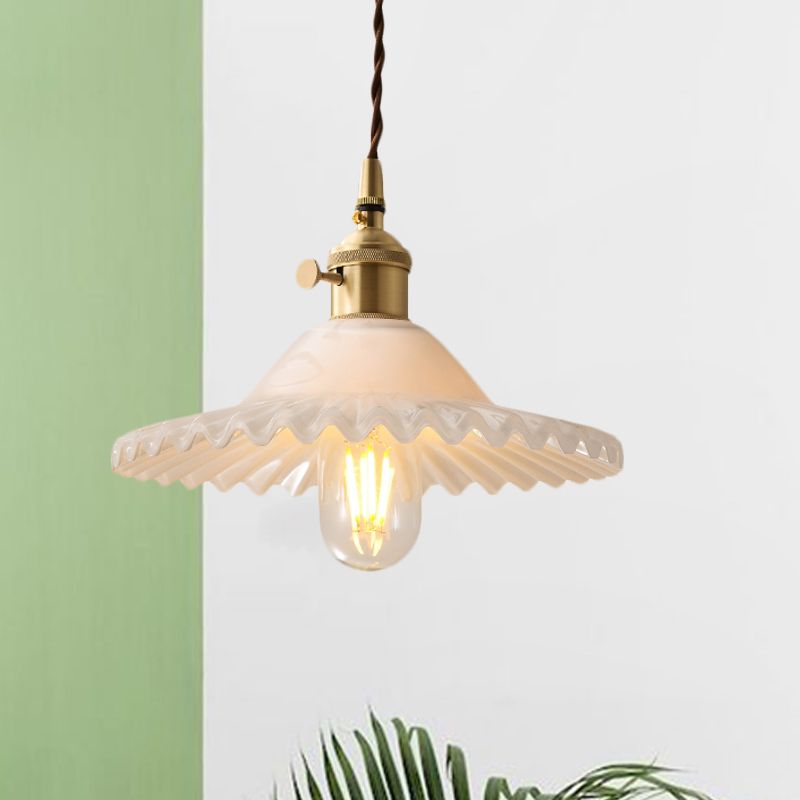 Leilani Moderne Design LED Hanglamp Glas Wit Slaapkamer Woonkamer