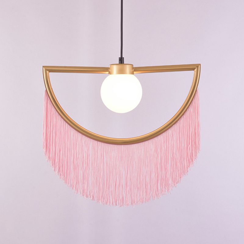 Minori Retro Design LED Hanglamp Metaal/Stof Slaapkamer Woonkamer