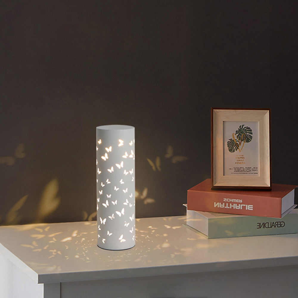 Kady Ronde LED Vloerlamp Wit Zwart Metaal Eetkamer Studeerkamer