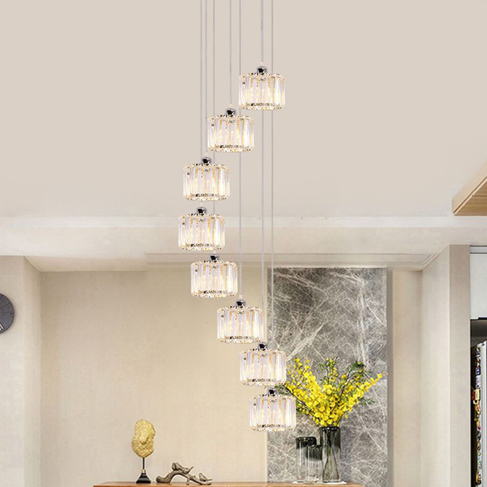 Hailie Moderne Design LED Hanglamp Kristal Metaal Woonkamer Keuken