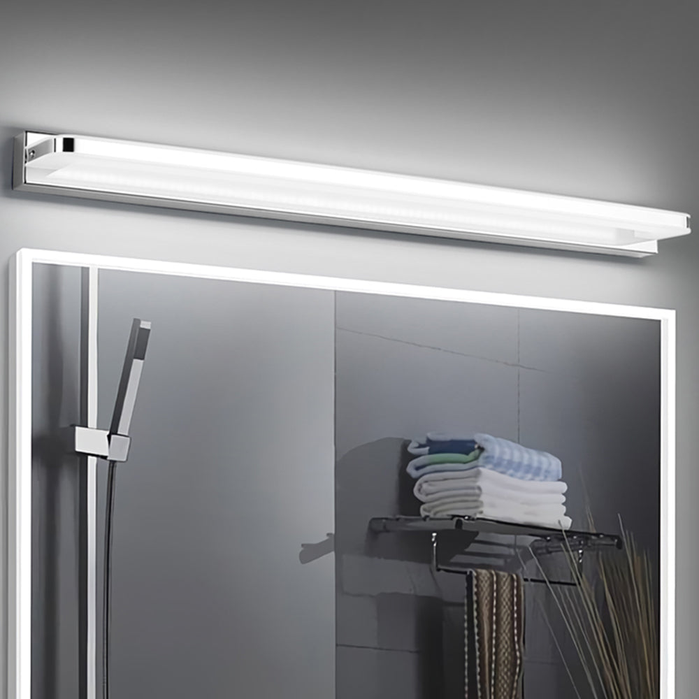 Leigh Nordic Spiegel Front Vanity Wandlamp Zwart Chrome Metaal Slaapkamer Badkamer