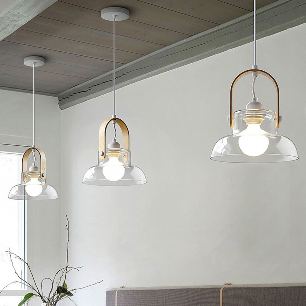 Hailie Moderne Minimalistische LED Hanglamp Glas Metaal Eetkamer
