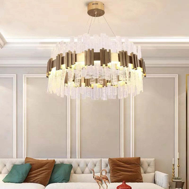 Marilyn Design LED Hanglamp Goud Metaal/Glas Slaapkamer/Woonkamer/Eetkamer
