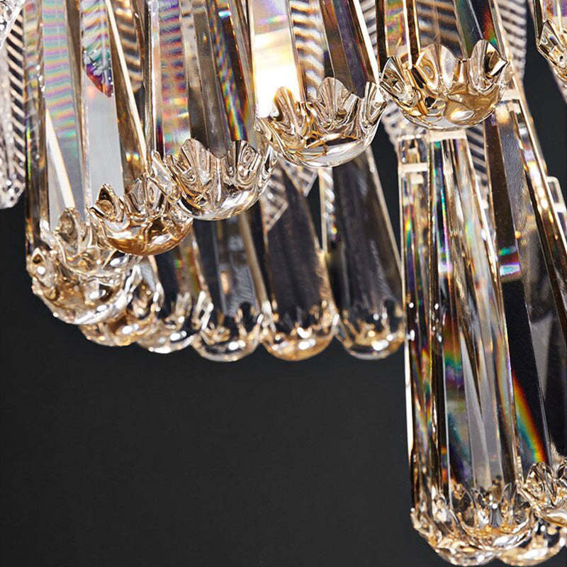 Marilyn Luxe Veerkracht  Kroonluchter Metaal Kristal Woonkamer Eetkamer