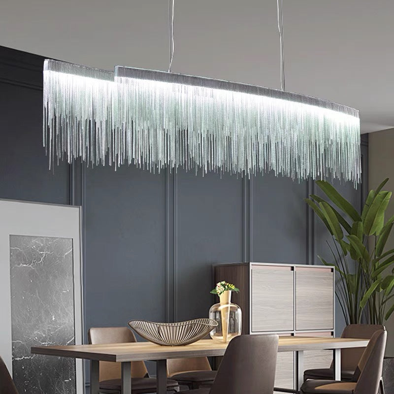 Marilyn Industrie LED Kroonluchter Gouden Metaal Acryl Eetkamer