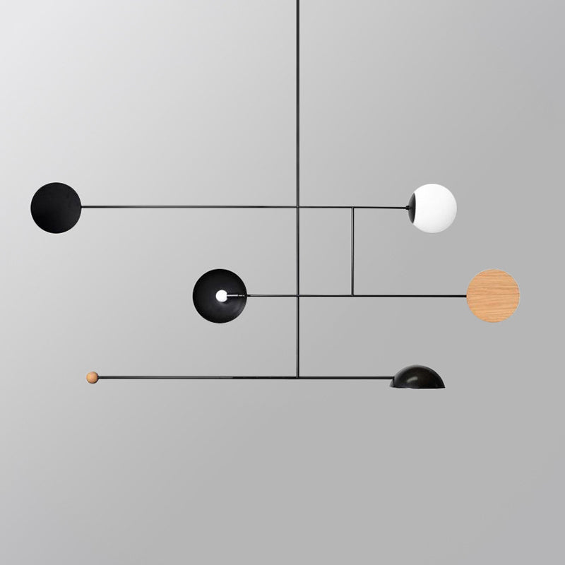 Elio Minimalistische Ronde Metalen LED Hanglamp, Eetk/Woonkamer
