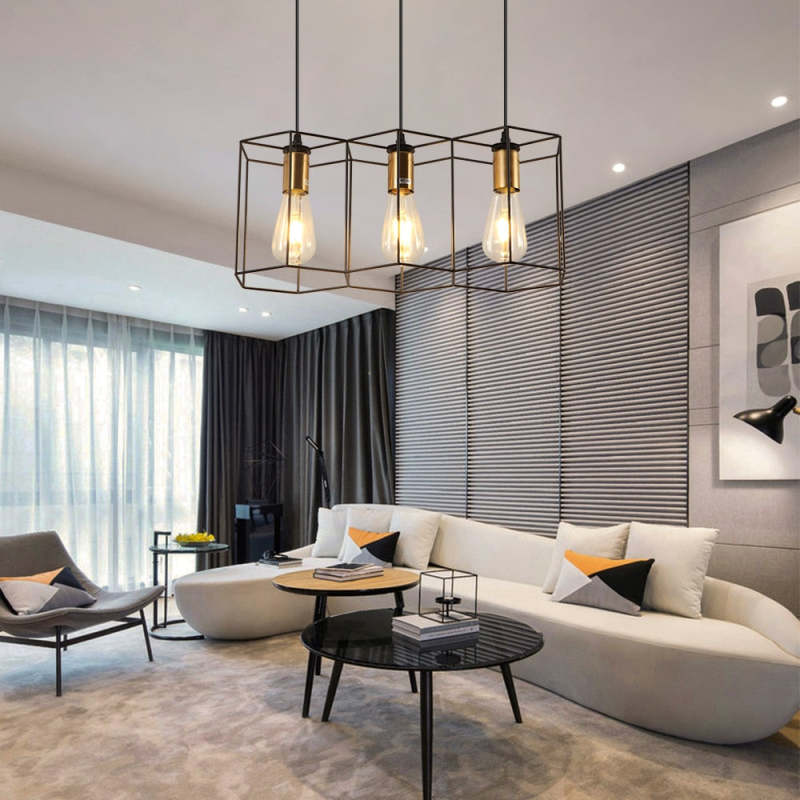 Orsini Vintage Design LED Hanglampen Metaal Eetkamer Slaapkamer