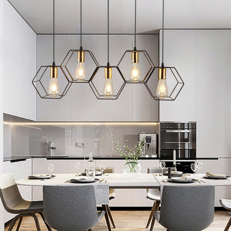 Orsini Vintage Design LED Hanglampen Metaal Eetkamer Slaapkamer