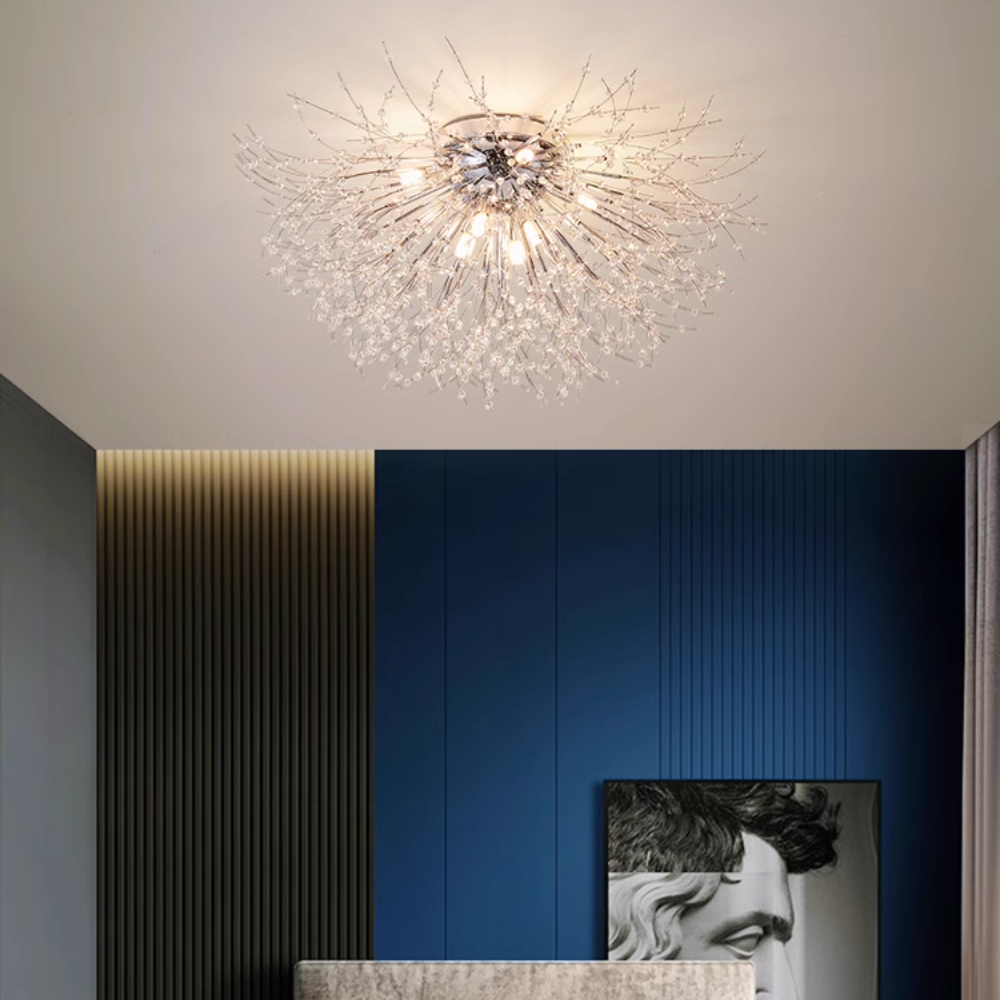 Lili Design LED Hanglampen Wit Gouden Metaal Woonkamer Eetkamer