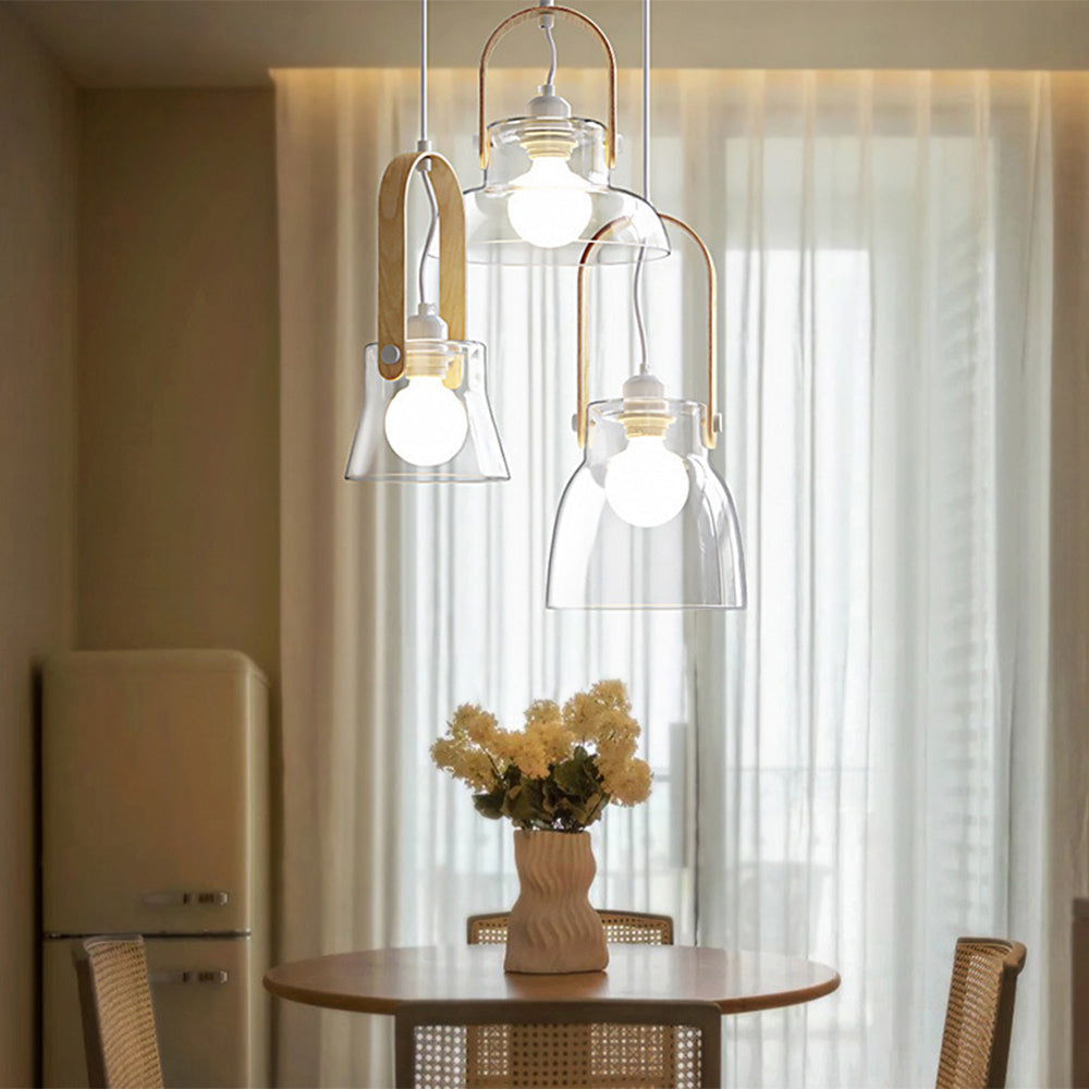 Hailie Moderne Minimalistische LED Hanglamp Glas Metaal Eetkamer