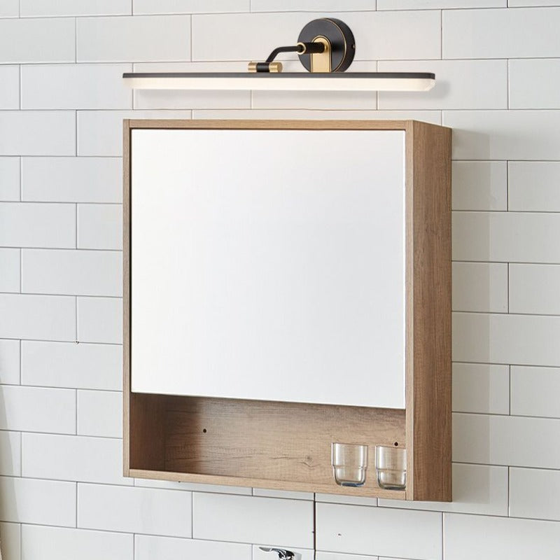 Leigh Moderne Lineair LED Wandlamp Metaal/Acryl Zwart/Messing Slaap/Woon/Badkamer