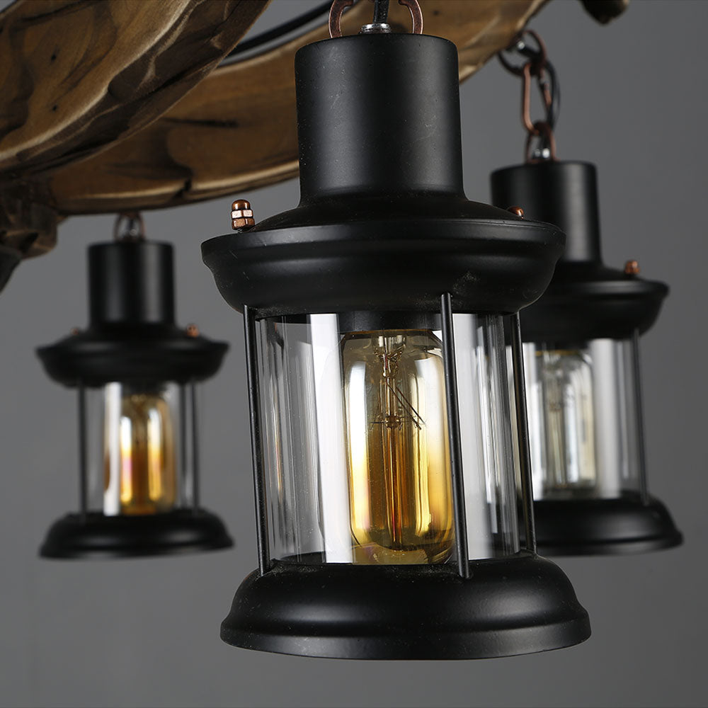 Brio Pendant Light Mid Century/Modern, Metal/Wood, Dining Room