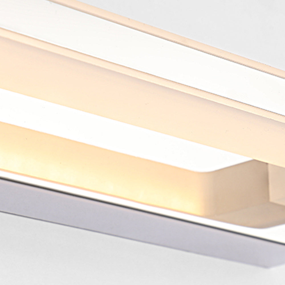 Leigh Nordic Spiegel Front Vanity Wandlamp Zwart Chrome Metaal Slaapkamer Badkamer