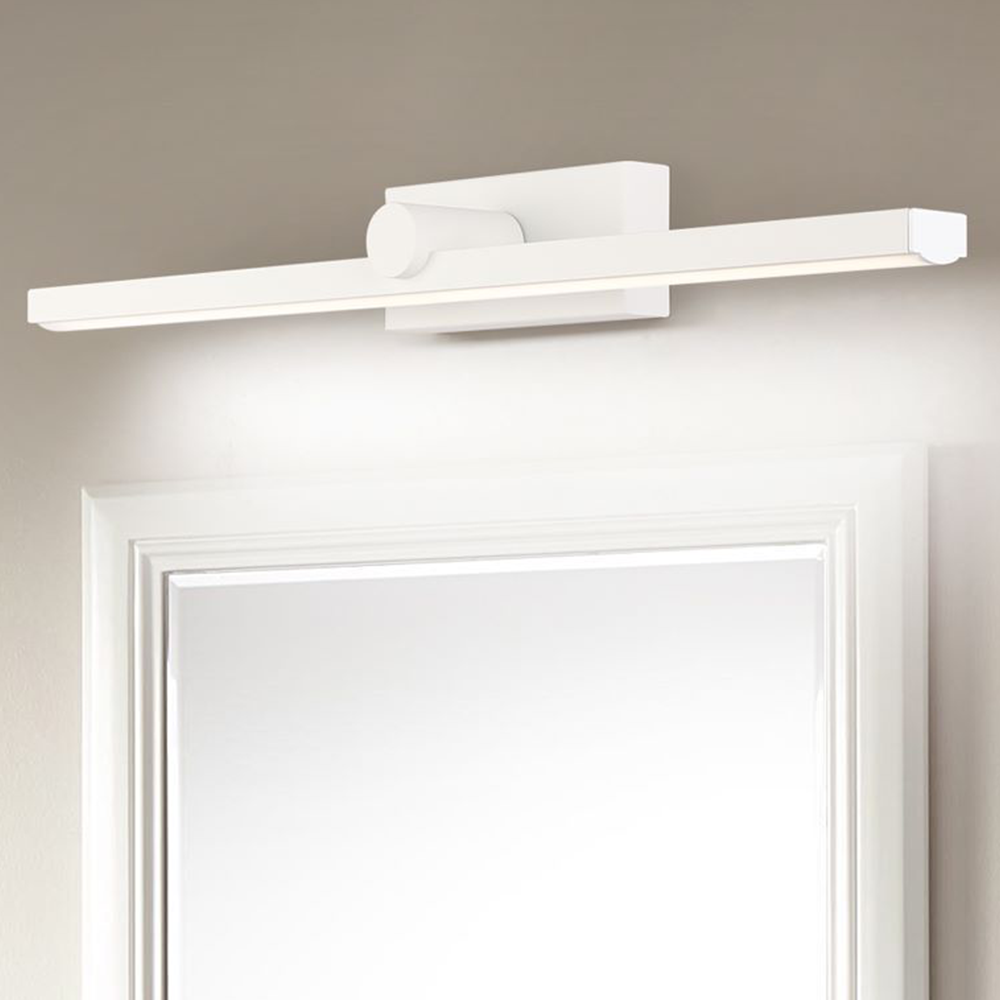 Leigh Witte Spiegel Front Vanity Wandlamp Metaal Acryl Slaapkamer Woonkamer Eetkamer