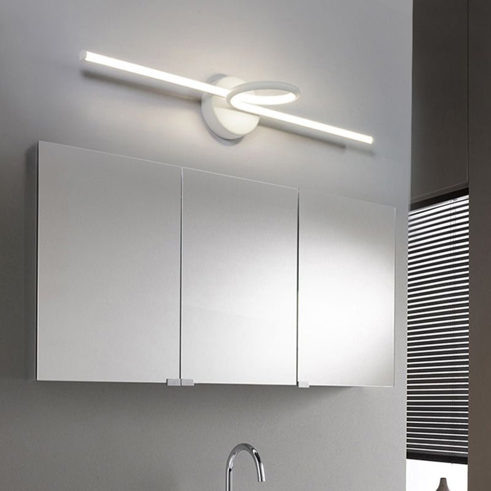 Leigh Badkamer Wandlamp Zwart Wit Metaal Silicagel Woonkamer Slaapkamer